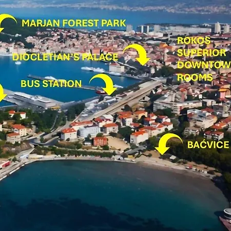 Rokos Superior Downtown - Comfortable With Private Bathrooms - Perfect Location For Exploring Diocletian's Palace And The Gastronomy Of Within Walking Distance